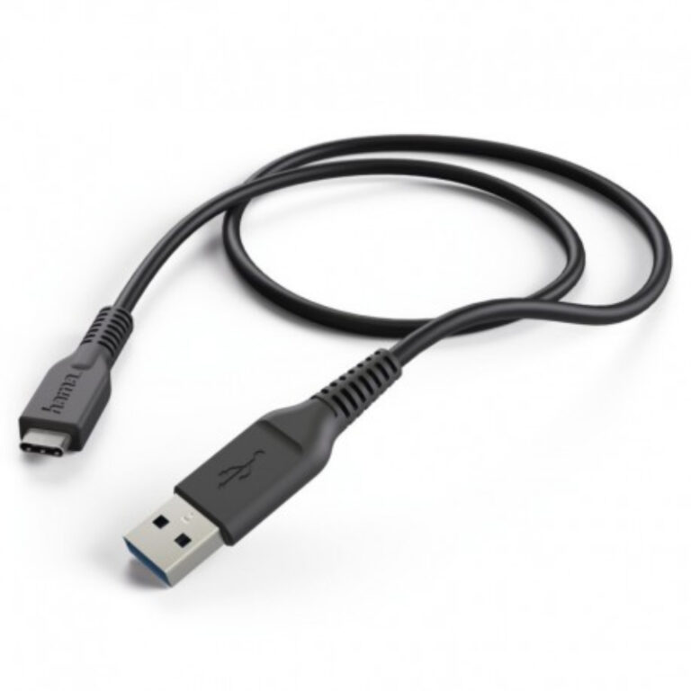 Cabo de Dados USB-C/USB-A 1m Preto