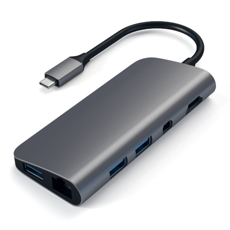 Hub Satechi USB-C Multimedia Cinzento