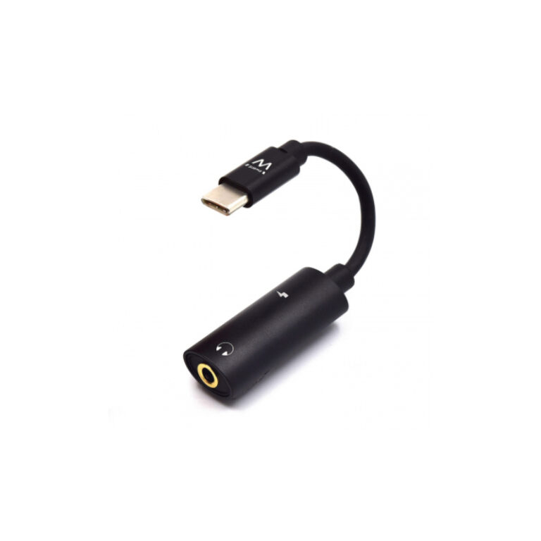Adaptador de Áudio Ewent USB-C para Jack 3.5mm com Carregamento