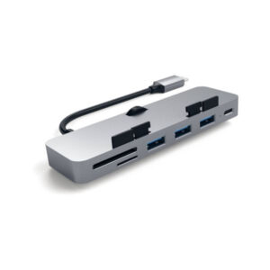 Hub Satechi USB-C Aluminium Clamp Pro Cinzento