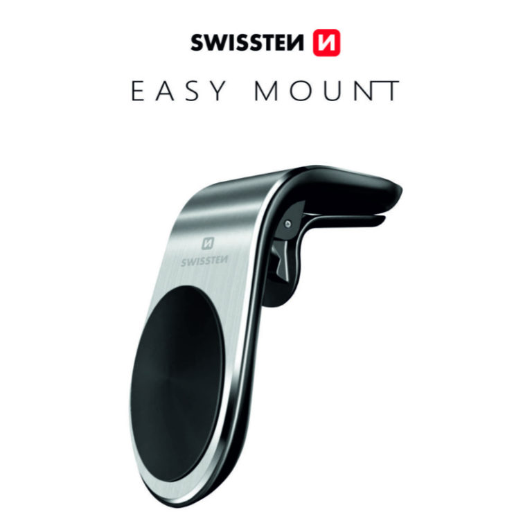 Suporte Automóvel magnético Swissten Easy Mount Prateado