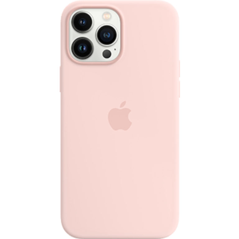 Capa iPhone 13 Pro Max MagSafe silicone rosa