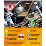 Carregador Auto Technaxx TX-100 Universal Mobile & Auto Alarm_4