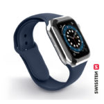 Bracelete Swissten Silicone Apple Watch 42-44mm Navy_1.jfif