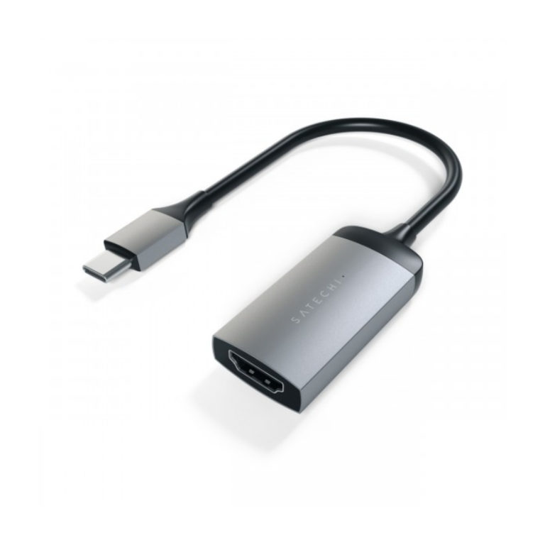Adaptador Satechi USB-C para HDMI 4k Macho-Fêmea Cinzento Espacial