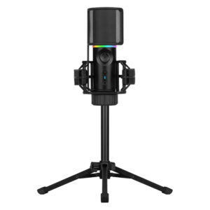 Microfone Streamplify Mic RGB Tripod Preto