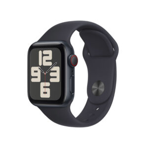 Apple Watch SE (2023) GPS+Cellular 40mm Alumínio Meia-Noite c/ Bracelete Desportiva Meia-Noite - Medium/Large