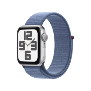 Apple Watch SE (2023) GPS 40mm Alumínio Prateado c/ Loop Desportiva Azul Inverno