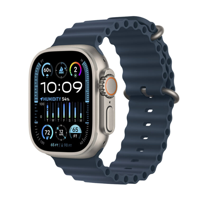Apple Watch Ultra 2 GPS + Cellular 49mm Titânio c/ Bracelete Ocean Band Azul